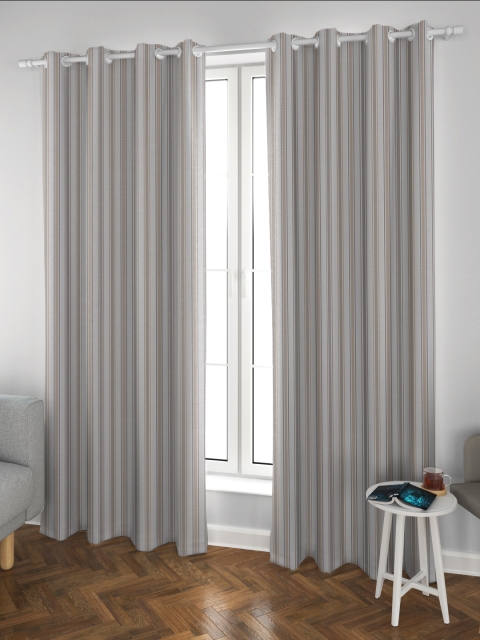 

DDecor Brown Single Window Curtains