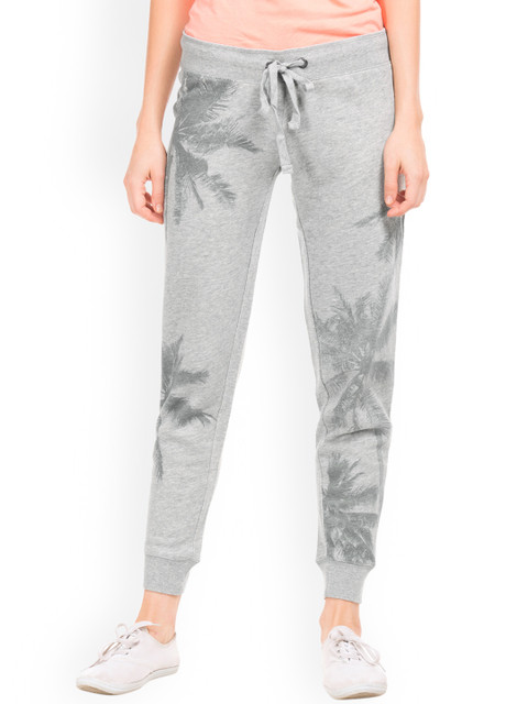 

Aeropostale Women Grey Printed Joggers