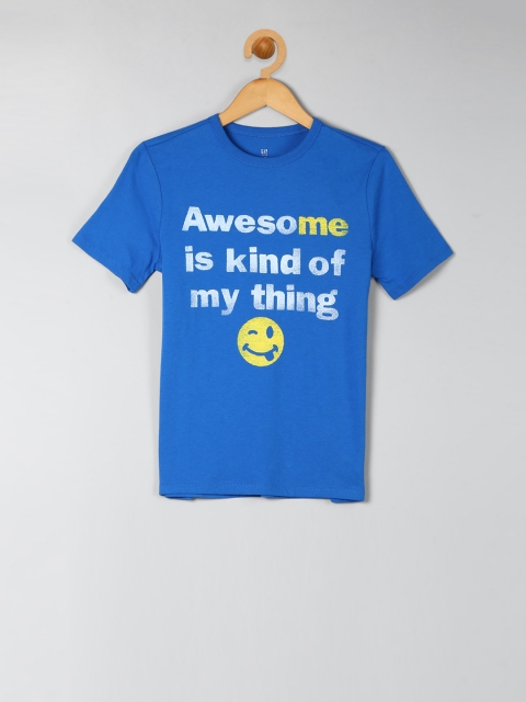 

GAP Blue Boys Short Sleeve Graphic T-Shirt