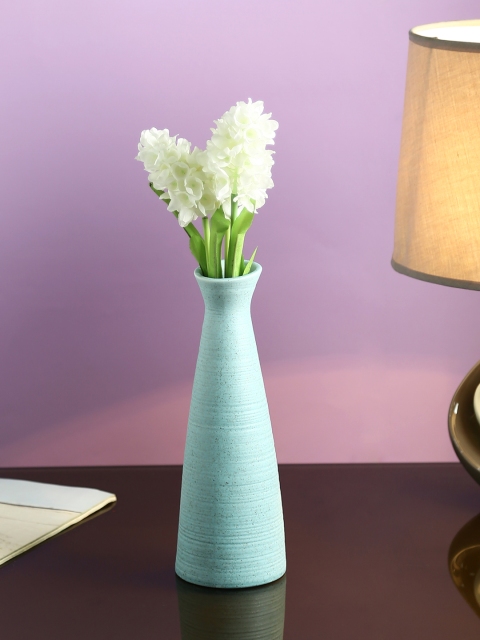 

Aapno Rajasthan Blue Ceramic Flower Vase