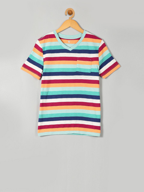 

GAP Boys Multi Stripe V-Neck T-Shirt
