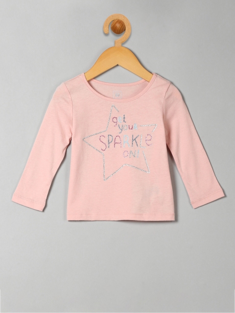 

GAP Toddler Girl Pink Embellished Graphic Tee