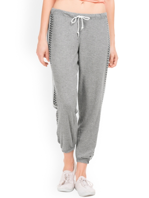 

Aeropostale Women Grey Solid Joggers