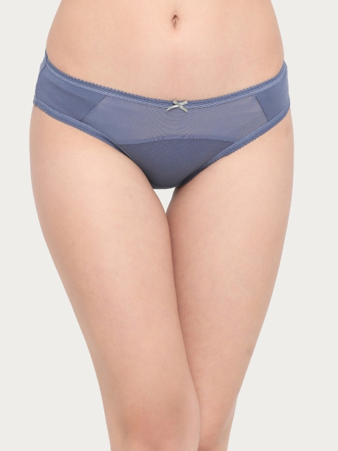 

Clovia Navy Blue Solid Bikini Panty PN2706P08XXL