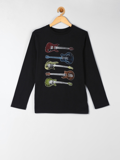 

GAP Black Boys Graphic Long Sleeve Tee