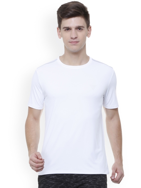 

Van Heusen Sport Men White Solid Round Neck T-shirt