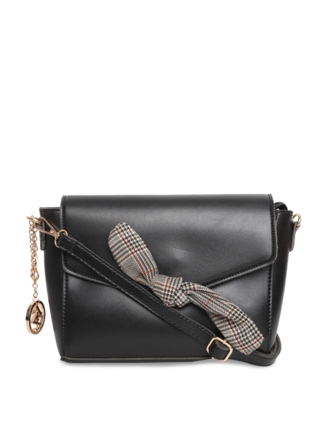 

Kazo Black Solid Sling Bag