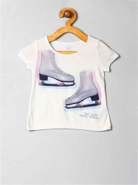 

GAP Beige Baby Short Sleeve City Tee