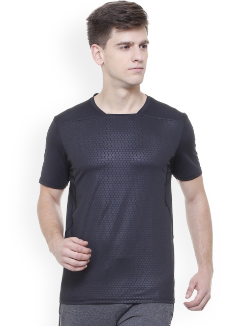 

Van Heusen Sport Men Black Printed Round Neck T-shirt