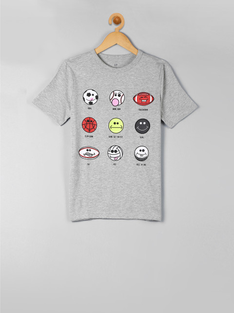 

GAP Boys Grey Short Sleeve Graphic T-Shirt