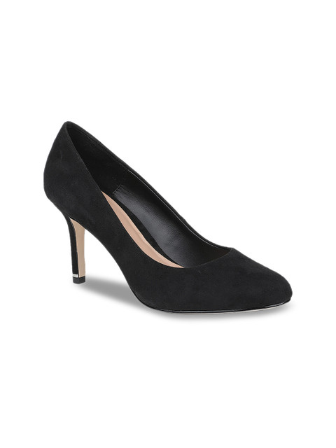 

Call It Spring Women Black Solid Pumps