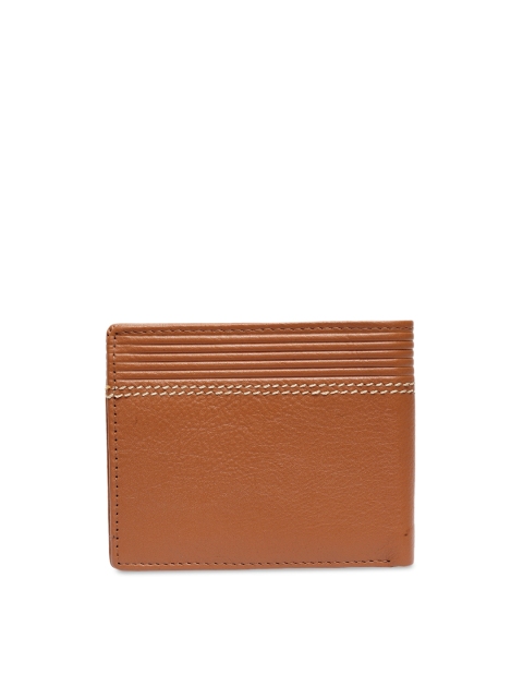 

Teakwood Leathers Men Tan Solid Two Fold Wallet