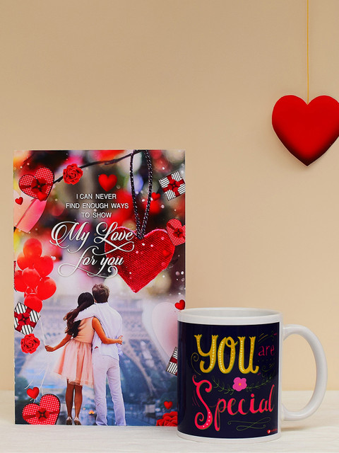 

Archies Love Gifts Multicoloured Printed Ceramic Set, Multi
