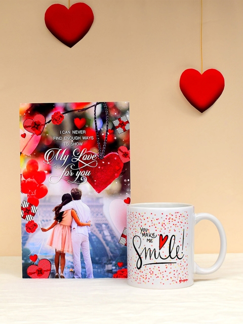 

Archies Love Gifts Multicoloured Printed Ceramic Set, Multi