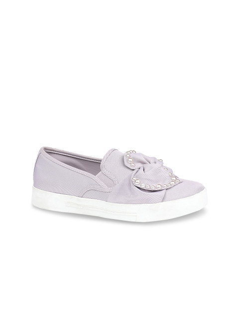 

Call It Spring Women Purple Embellished Loafers