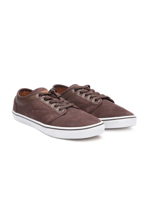 

United Colors of Benetton Men Coffee Brown Sneakers