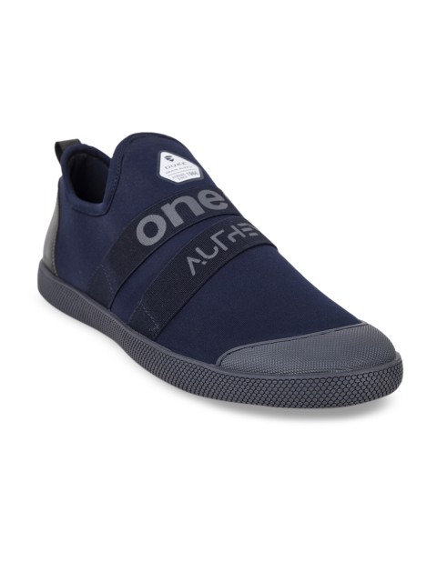 

Duke Men Navy Blue Slip-On Sneakers