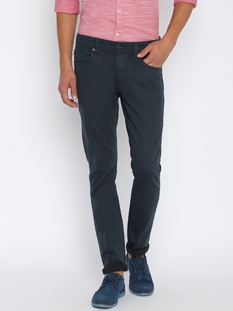

Basics Men Grey Super Skinny Fit Low-Rise Clean Look Stretchable Jeans
