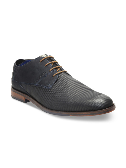 

Bugatti Men Blue Leather Formal Derbys