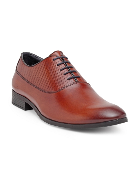 

Teakwood Leathers Men Brown Formal Leather Oxfords