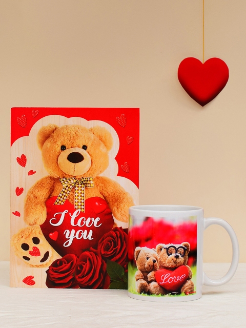 

Archies Love Gifts Multicoloured Printed Ceramic Set, Multi