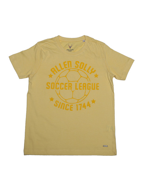 

Allen Solly Junior Boys Beige Printed Round Neck T-shirt