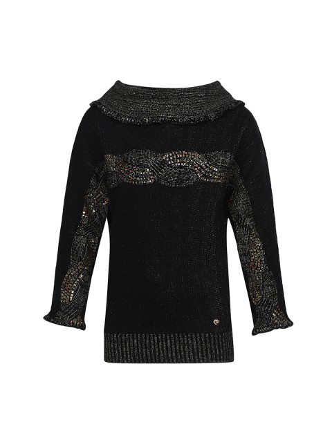 

Monte Carlo Girls Black Embellished Top