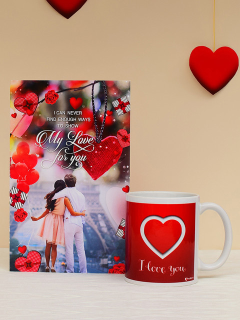 

Archies Love Gifts Multicoloured Printed Ceramic Set, Multi