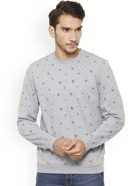 

SIMON CARTER LONDON Men Grey Printed Sweatshirt