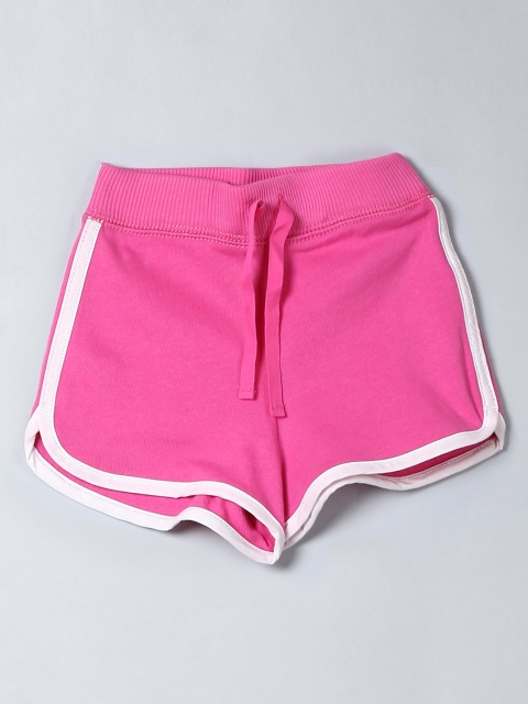 

GAP Girls Pink Solid Regular Fit Sports Shorts
