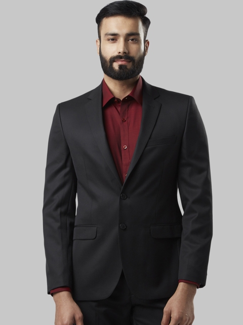 

Raymond Men Black Single Breasted Slim Fit Blazer