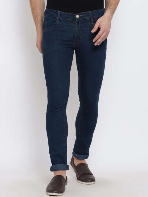 

Teesort Men Green Regular Fit Mid-Rise Clean Look Stretchable Jeans