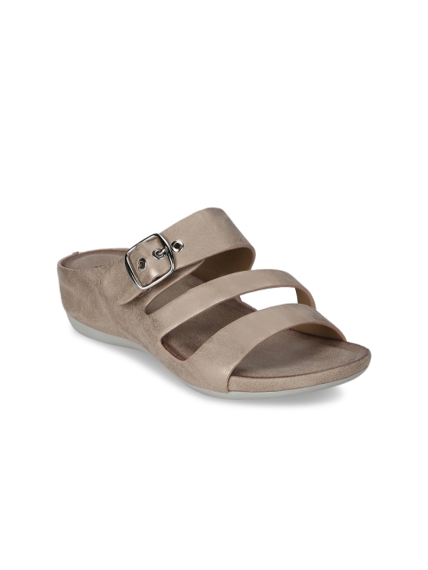 

Mode by Red Tape Women Taupe Solid Open Toe Flats