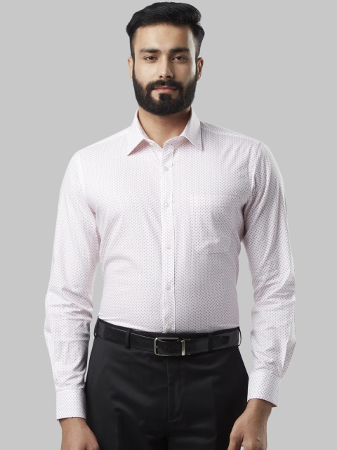 

Raymond Men Red & White Regular Fit Printed Formal Shirt