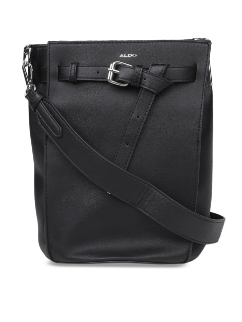 

ALDO Black Solid Shoulder Bag