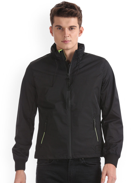 

Ed Hardy Men Black Solid Padded Jacket