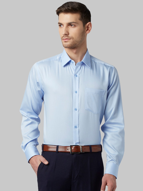 

Park Avenue Men Blue Regular Fit Solid Formal Shirt