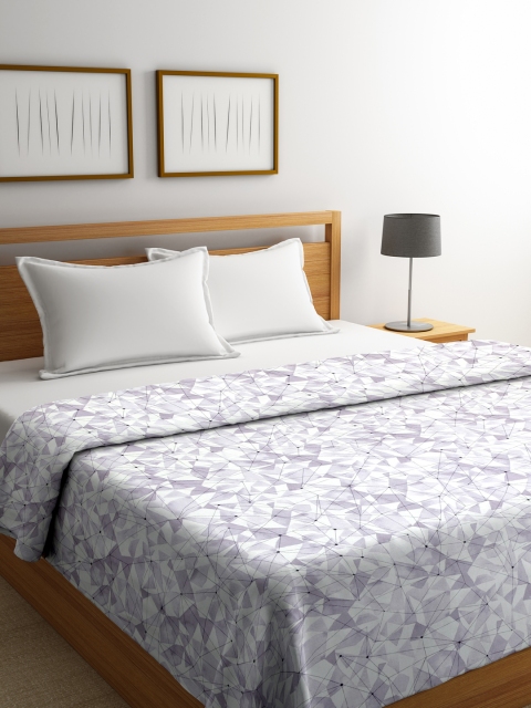 

Trident Lavender Geometric Mild Winter 120 GSM Double Bed Comforter