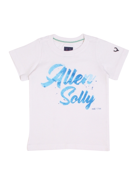 

Allen Solly Junior Boys White Printed Round Neck T-shirt
