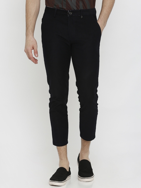 

Rex Straut Jeans Men Navy Blue Slim Fit Solid Regular Trousers