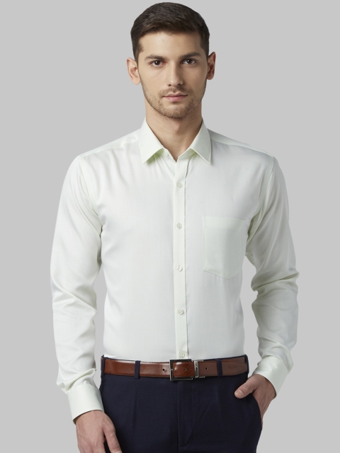 

Park Avenue Men Sea Green Slim Fit Solid Formal Shirt