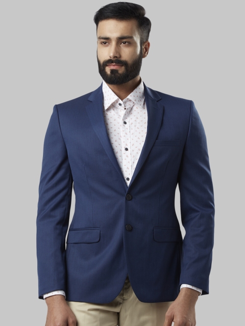 

Raymond Men Blue Single Breasted Slim Fit Blazer