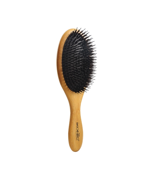 

Ikonic Women Black Finishing Line Big Oval Brush, Na