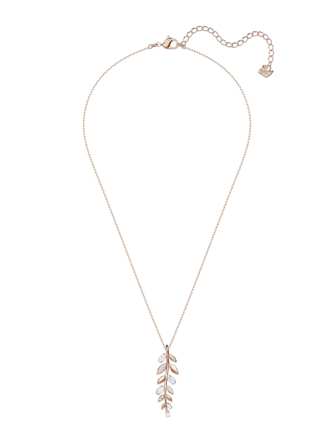 

SWAROVSKI Silver-Toned Alloy Rose Gold-Plated Chain