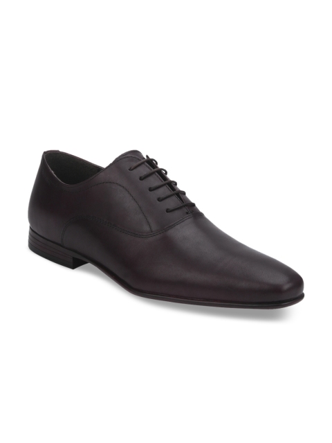 

Red Tape Men Coffee Brown Leather Formal Oxfords