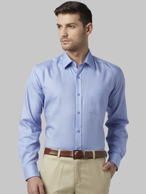 

Park Avenue Men Blue Regular Fit Solid Formal Shirt