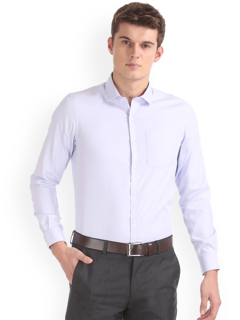 

Excalibur Men Lavender Regular Fit Solid Formal Shirt
