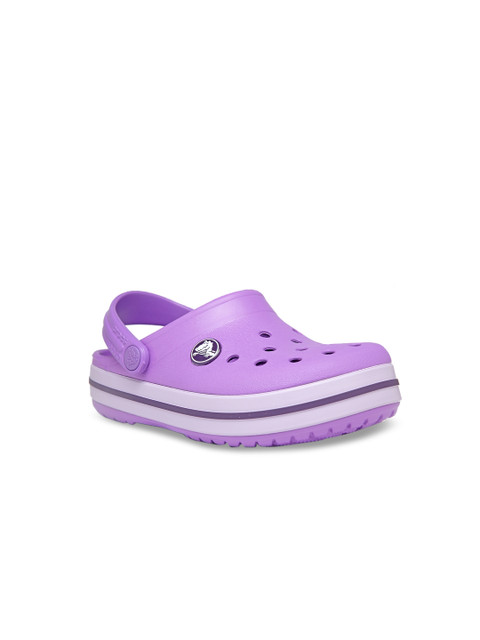 

Crocs Boys Purple Solid Clogs