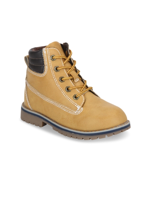 

Truffle Collection Women Brown Colourblocked Heeled Boots