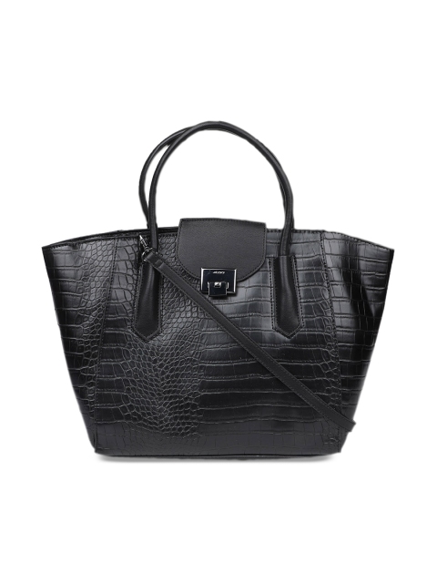 

ALDO Black Textured Tote Bag